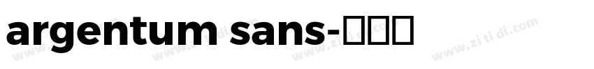 argentum sans字体转换